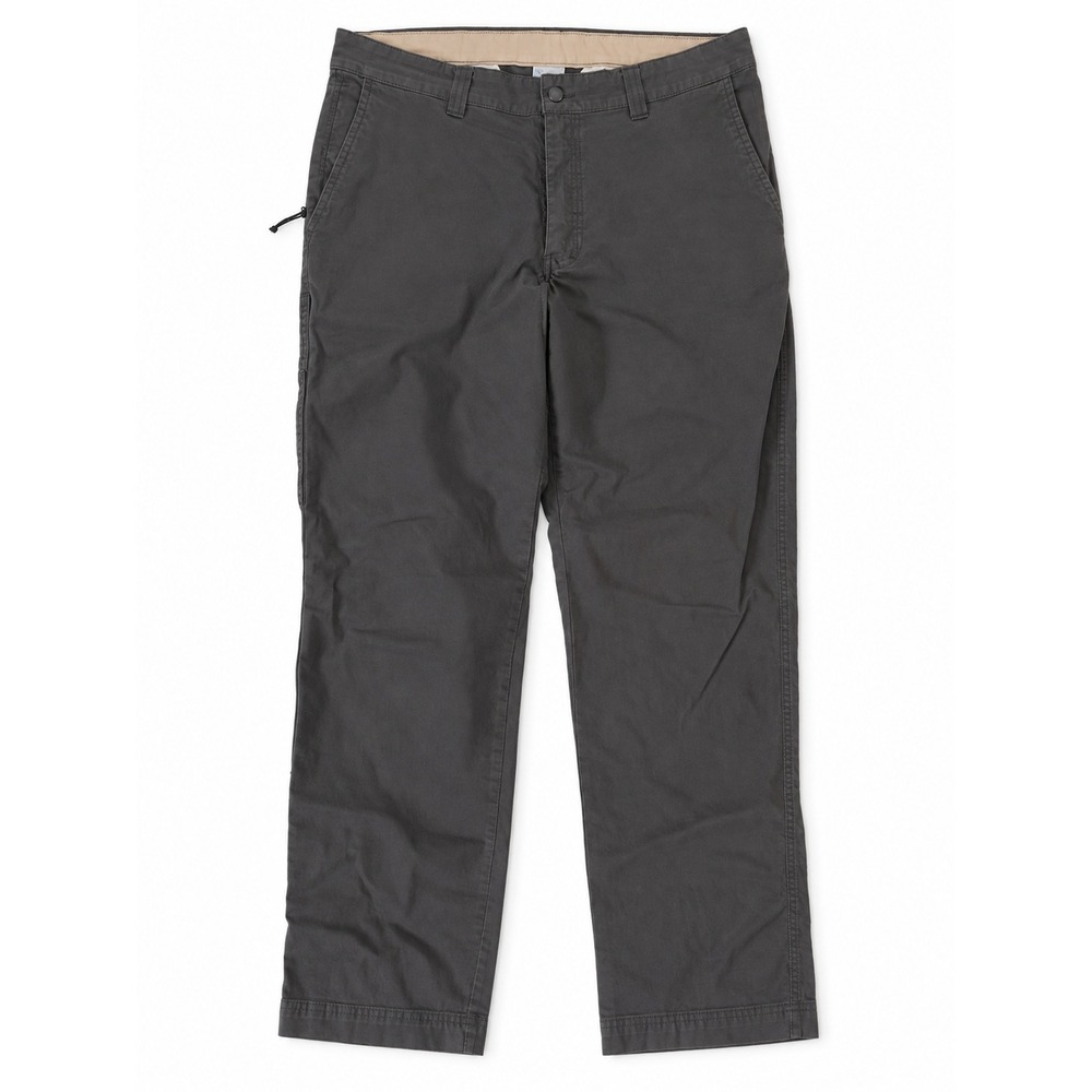 Columbia Men's 38x32 Gray Cargo Pants Regular Fit Outdoor Cotton Gorpcore